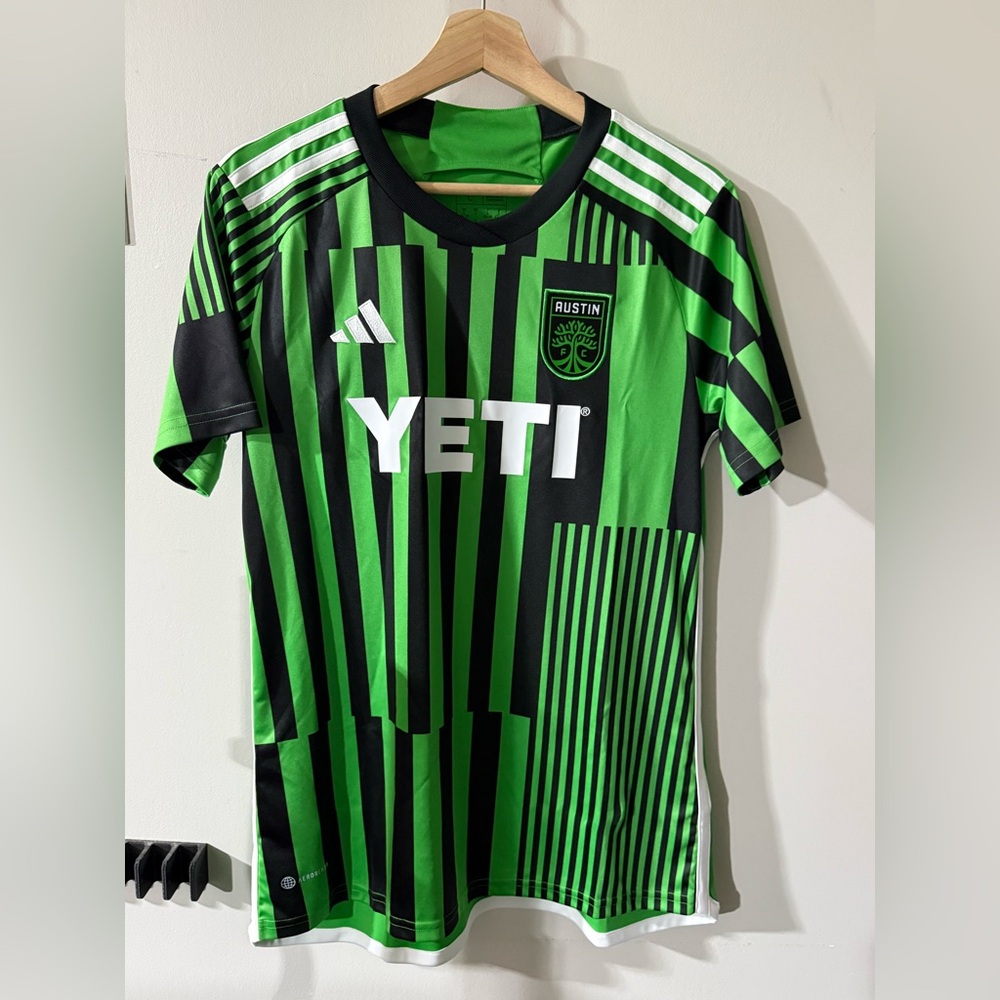Women’s Adidas Austin FC Soccer Jersey, Sz L, NWT
